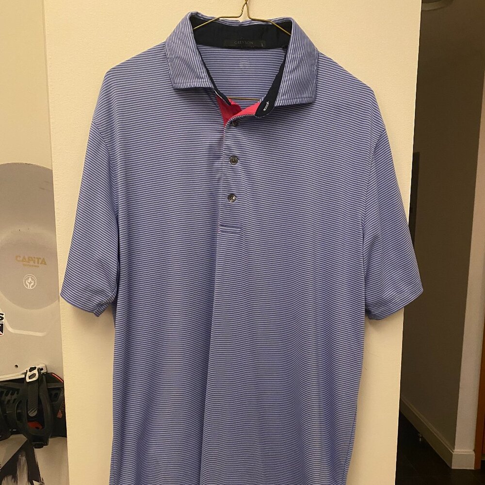 Greyson Men's Golf Polo in Size L